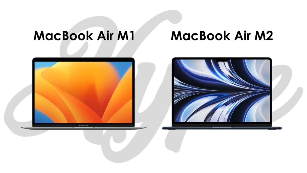 An image of Apple MacBook Air M1 and Apple MacBook Air M2