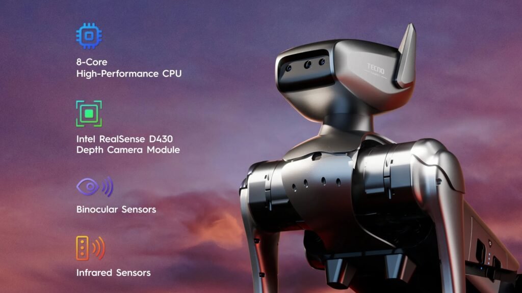 Key elements of TECNO Dynamic 1's AI HyperSense Fusion System