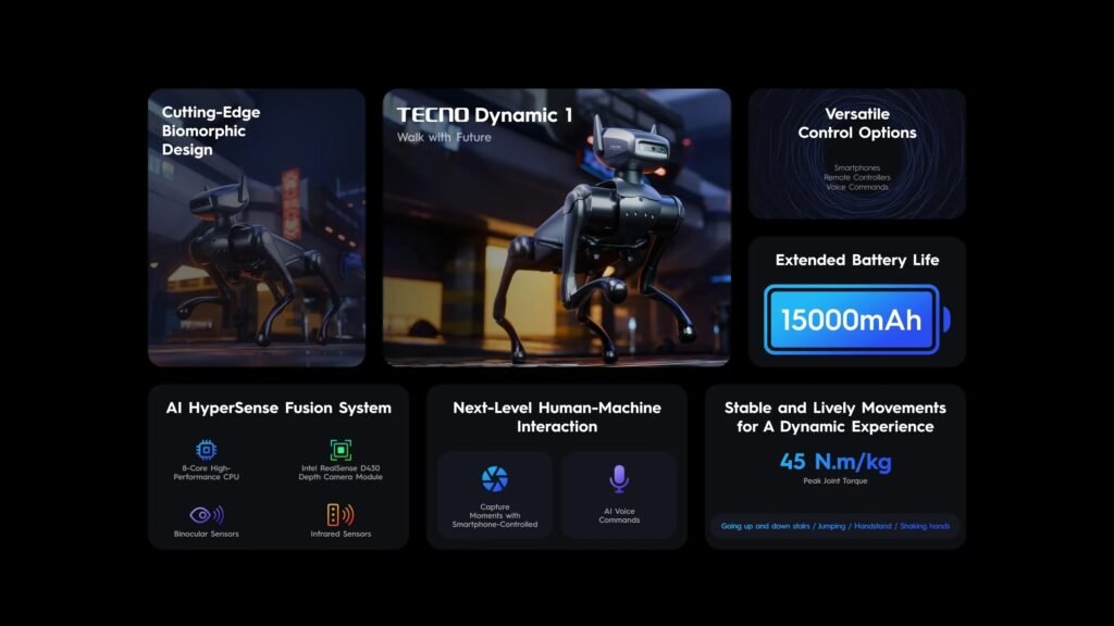 TECNOI Dynamic 1 Key Specifications